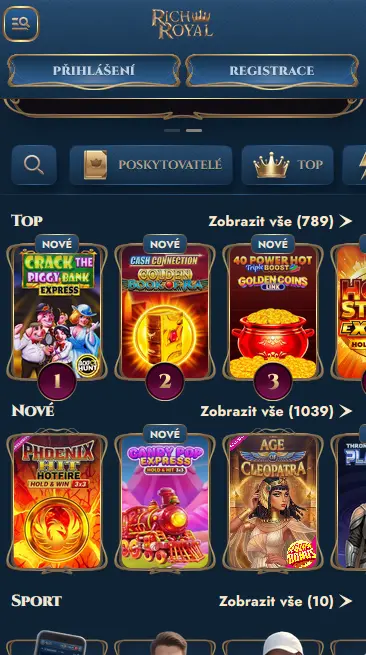 Rich Royal app preview